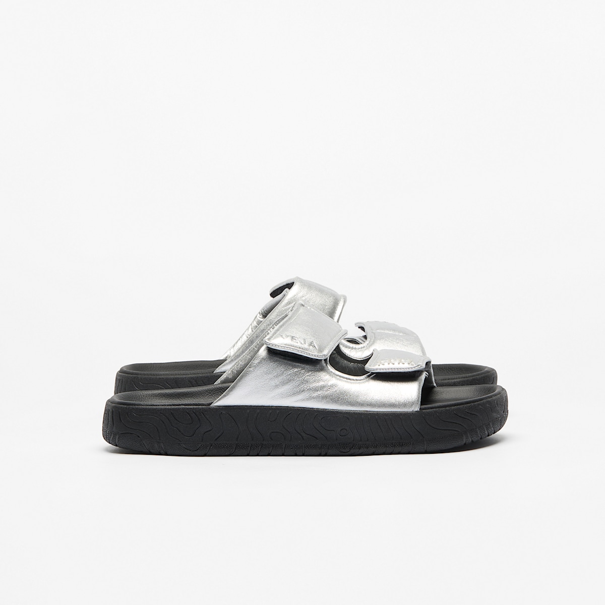 ETNA BOLD LEATHER SILVER